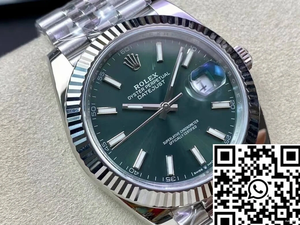 Dial M126334-0027 Datejust Factory Rolex Clean Green Mint 0510